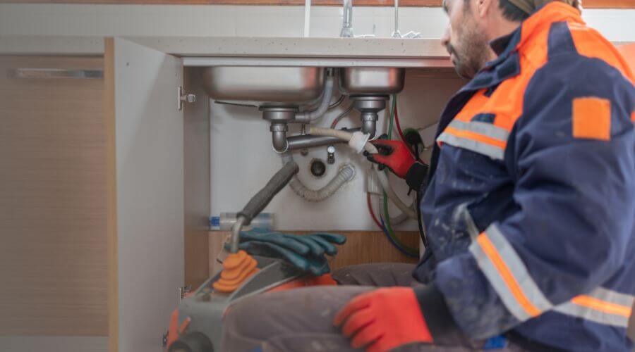 Professional slab leak plumber services in Olga, WA